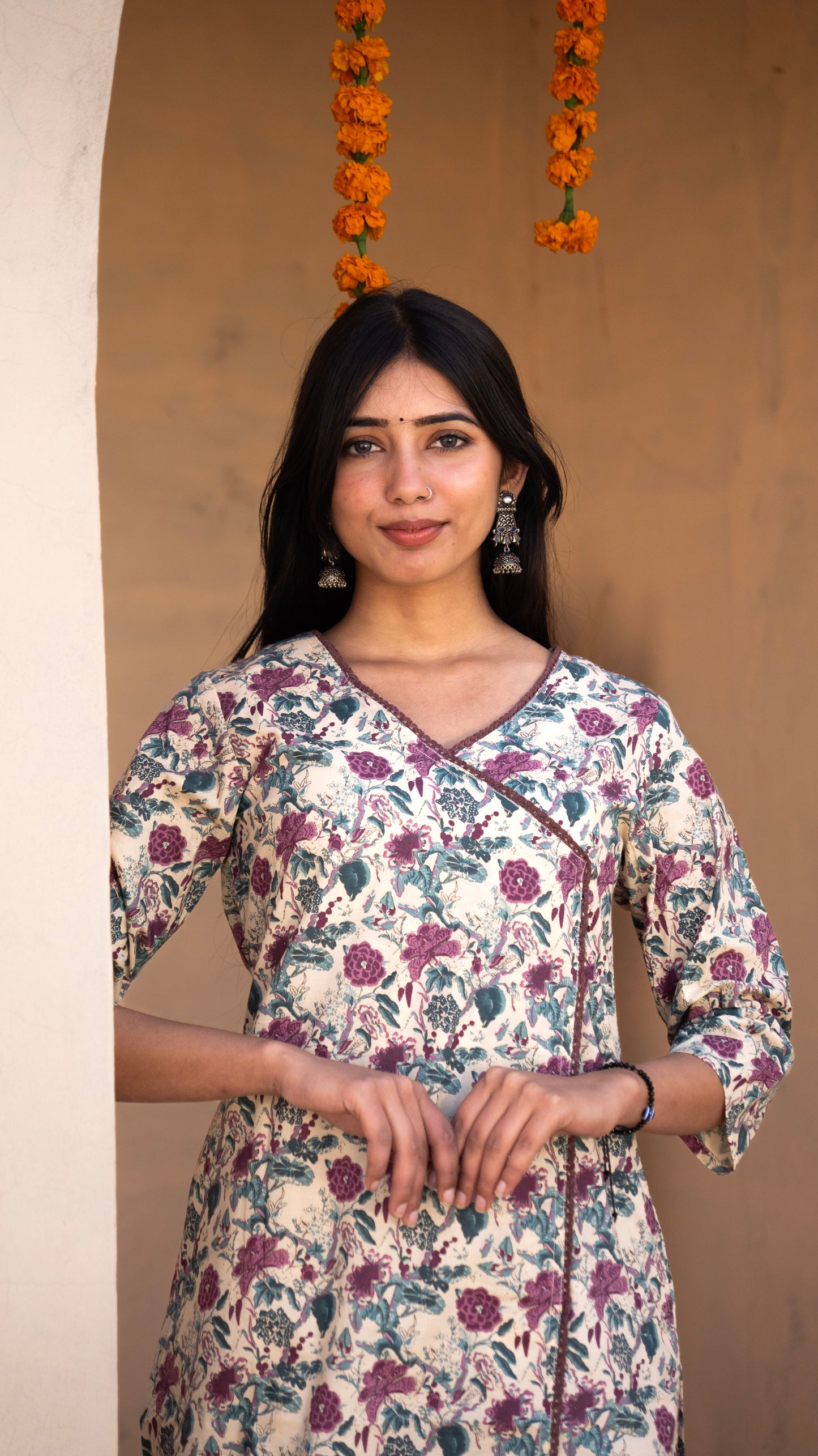 Avsaari Ruh Angrakha Kurta