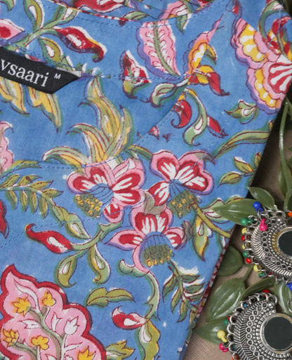Bagh-E-Zam Handblock Kurta
